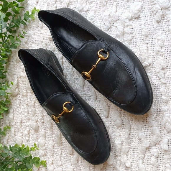 Gucci Brixton Black Convertible Horsebit Loafer Mule Leather 38.5 EU - Picture 3 of 17